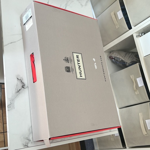 HUNTER BLACK RAINBOOTS SIZE 7 - Picture 5 of 6